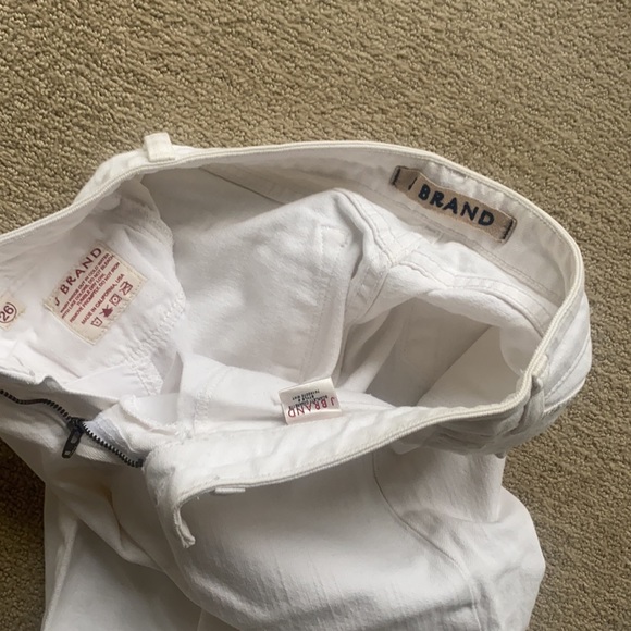White stretch J Brand jeans. - Picture 3 of 3